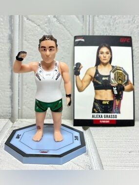 Octagon Fighters UFC Alexa Grasso Flyweight 2.5” Figurine With Card Collectible